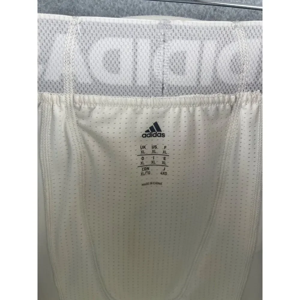 Adidas Climacool Football Pants Men’s‎ XL White Knee Length Padded Athletic